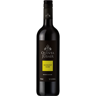 Vinho Tinto de Mesa Quinta Jubair Bordô Suave - 750ml